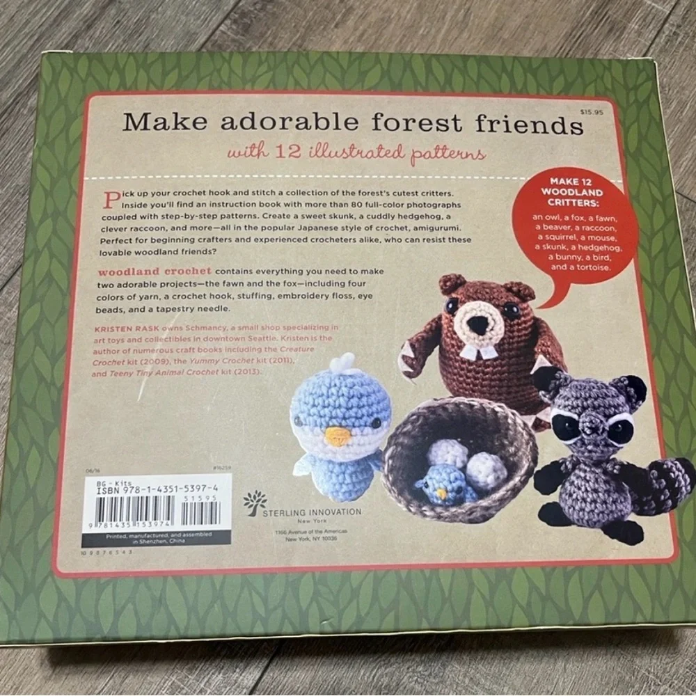 Woodland Crochet Kit - Adorable Animal Projects